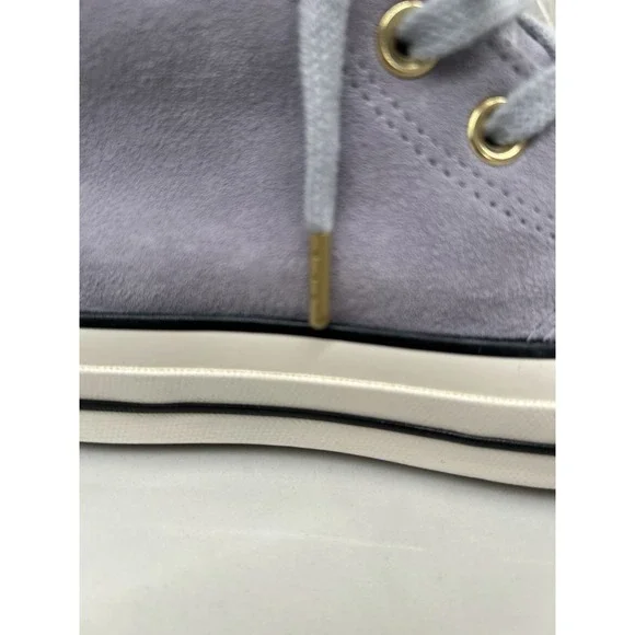 Converse Chuck Taylor All Star Move High Top Sneakers Womens Size 7 Purple Suede - Picture 6 of 8